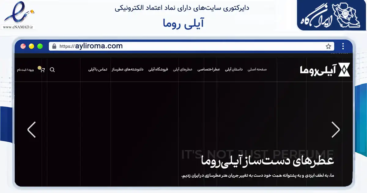 صفحه اصلی سایت آیلی روما به نشانی ayliroma.com که در زمینه سلامت، درمان و پزشکی با مرکزیت تهران فعالیت دارد.