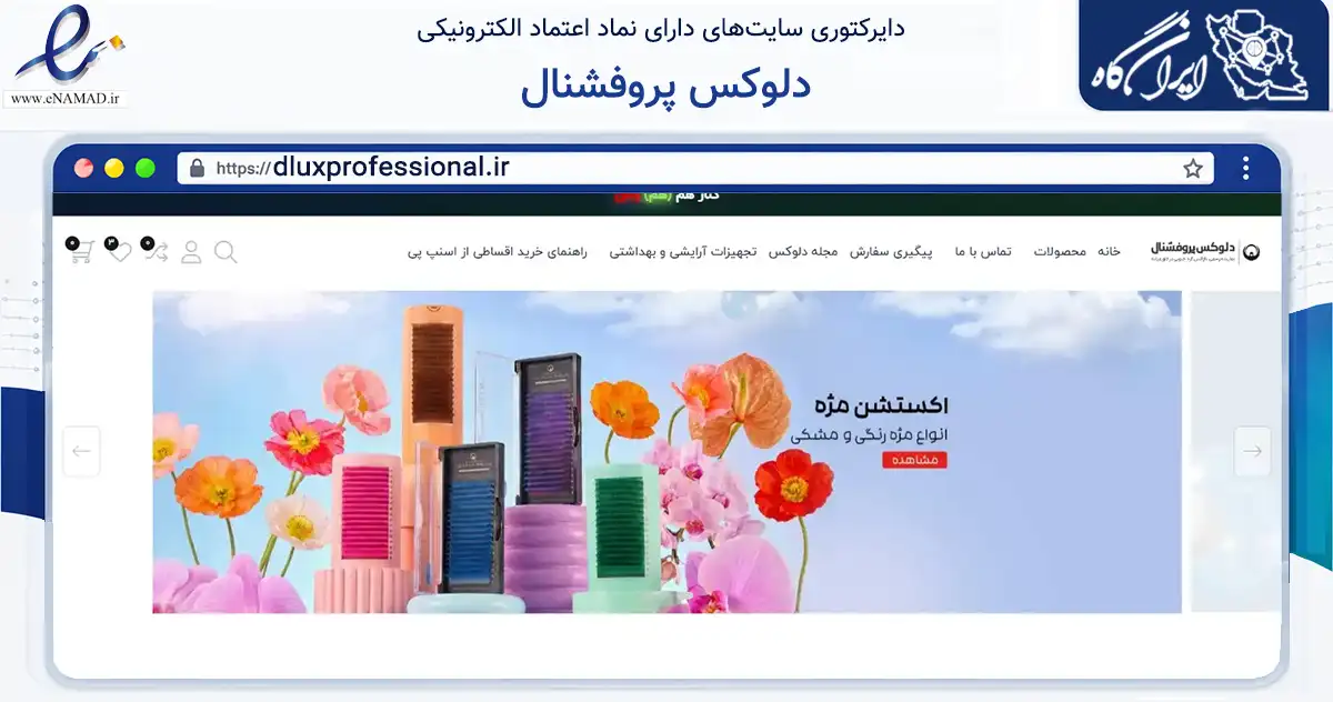 صفحه اصلی سایت دلوکس پروفشنال به نشانی dluxprofessional.ir که در زمینه سلامت، درمان و پزشکی با مرکزیت تهران فعالیت دارد.